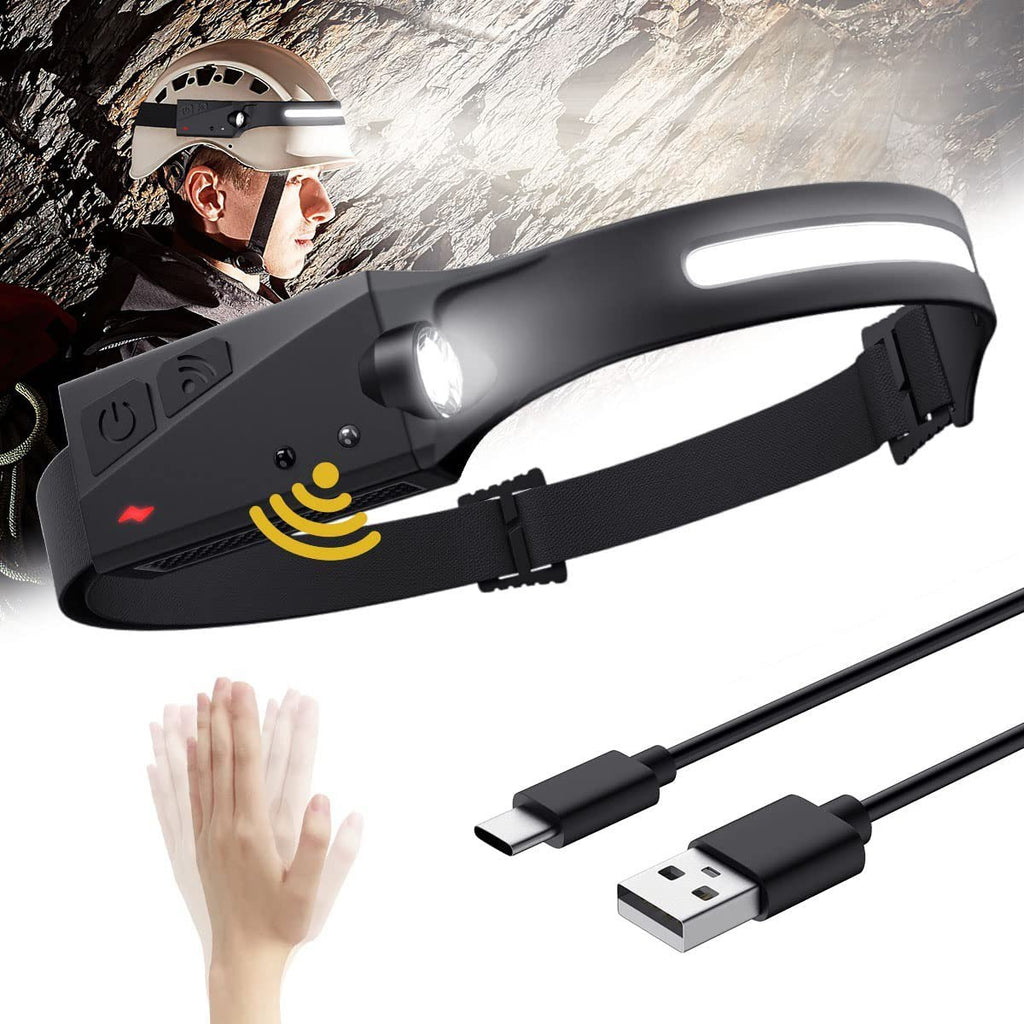 Set x2 Linterna frontal sensor